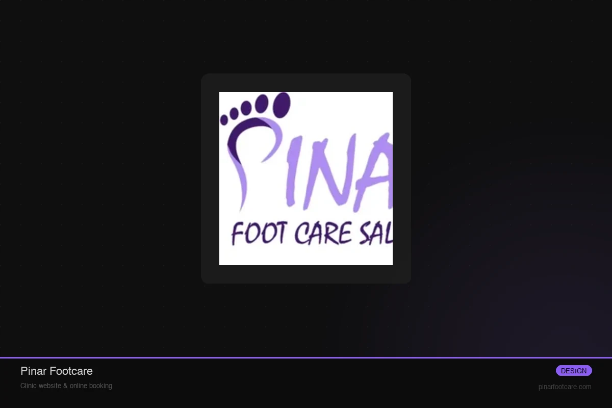 Pinar Foot Care medical website